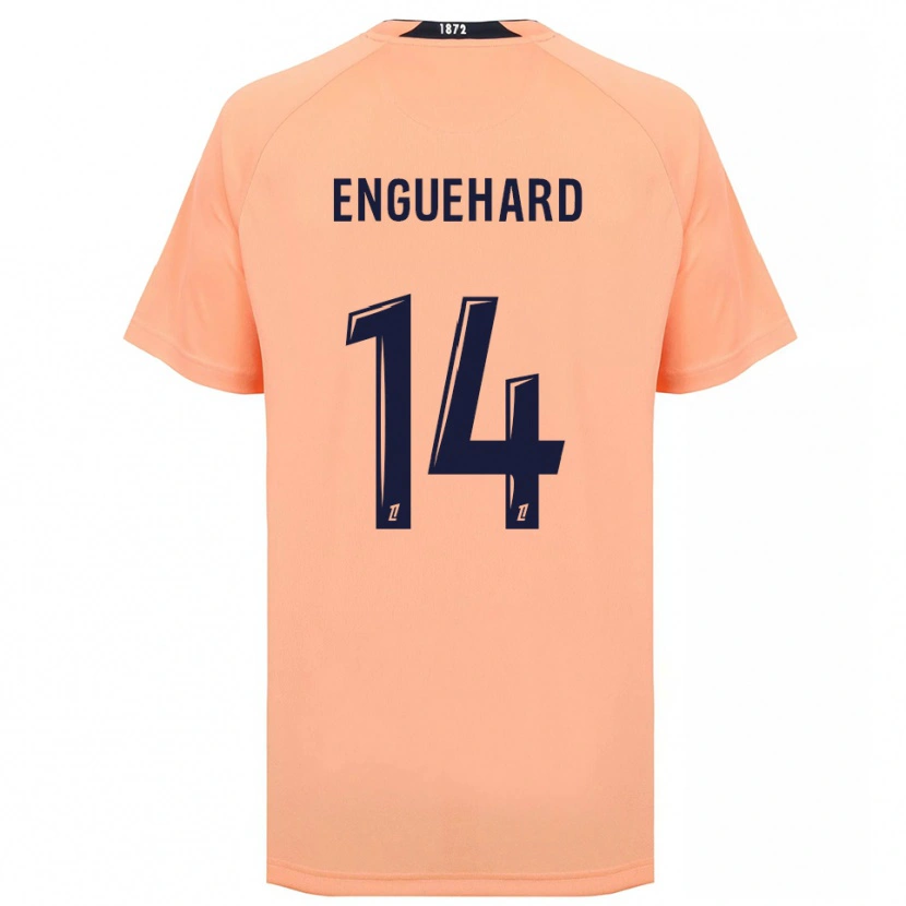 Danxen Herren Romane Enguehard #14 Orange Marineblau Auswärtstrikot Trikot 2025/26 T-Shirt