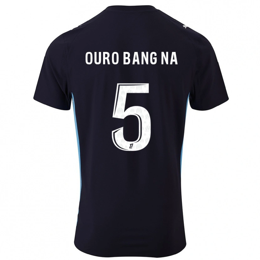 Danxen Herren Rayan Ouro Bang Na #5 Schwarz Himmelblau Auswärtstrikot Trikot 2025/26 T-Shirt