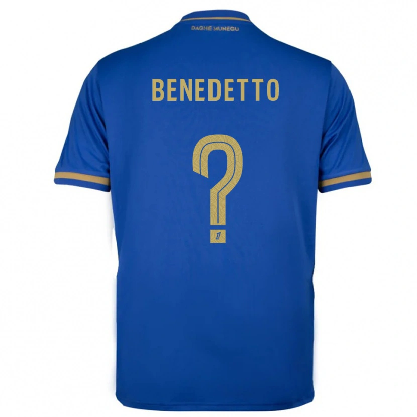Danxen Herren Antéo Benedetto #0 Blau Gold Auswärtstrikot Trikot 2025/26 T-Shirt