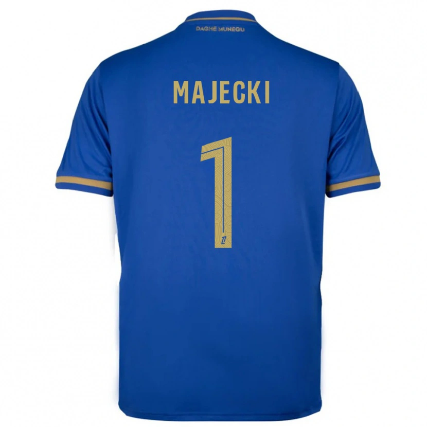 Danxen Herren Radoslaw Majecki #1 Blau Gold Auswärtstrikot Trikot 2025/26 T-Shirt