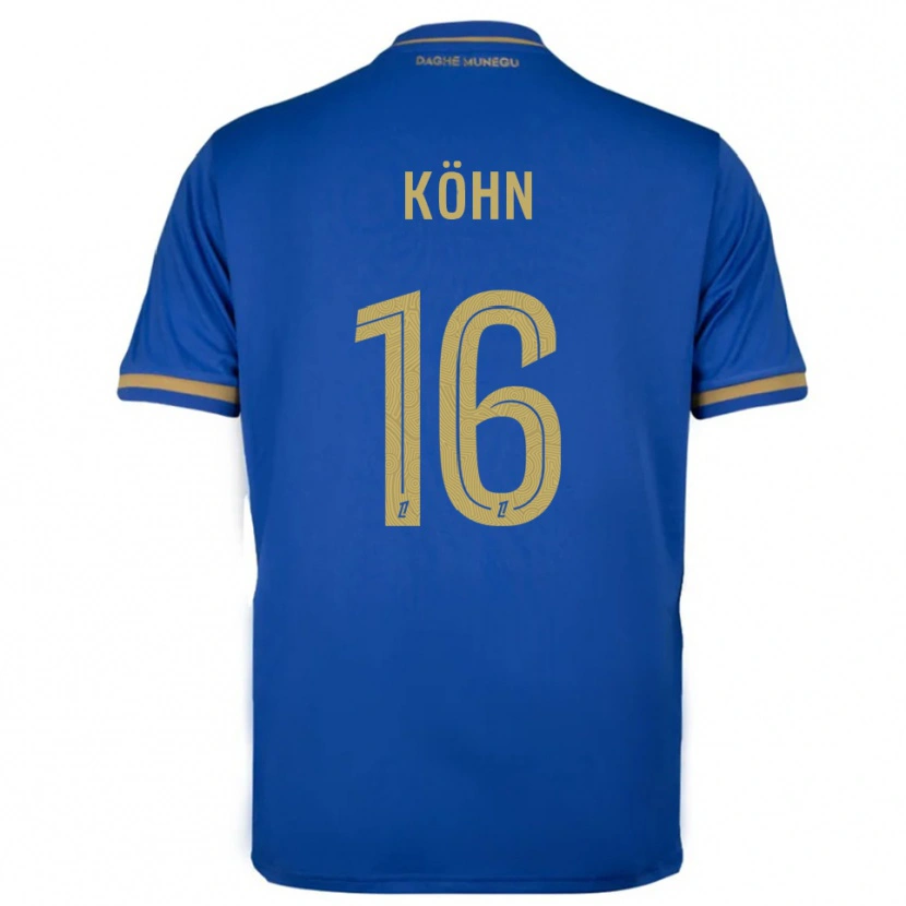 Danxen Herren Philipp Köhn #16 Blau Gold Auswärtstrikot Trikot 2025/26 T-Shirt
