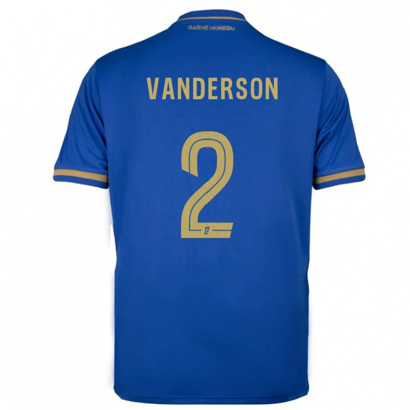 Danxen Herren Vanderson #2 Blau Gold Auswärtstrikot Trikot 2025/26 T-Shirt