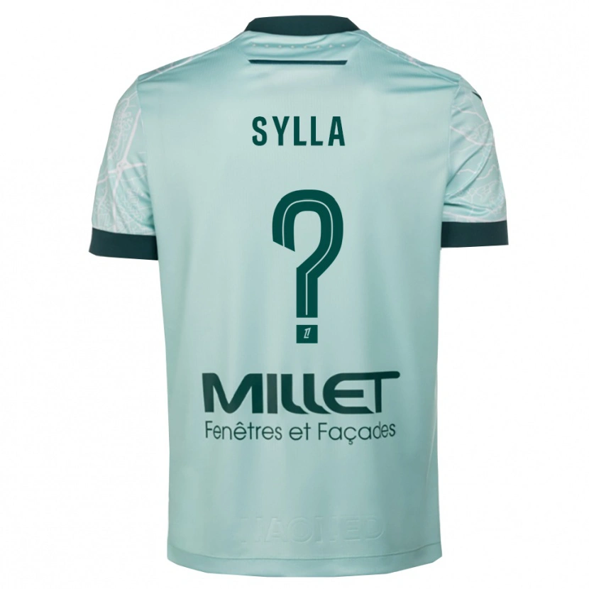 Danxen Herren Sekou Sylla #0 Grün Weiß Auswärtstrikot Trikot 2025/26 T-Shirt