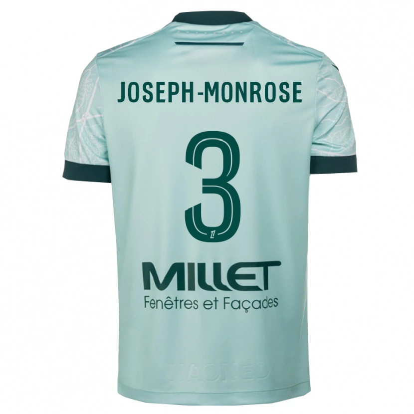 Danxen Herren Florian Joseph-Monrose #3 Grün Weiß Auswärtstrikot Trikot 2025/26 T-Shirt