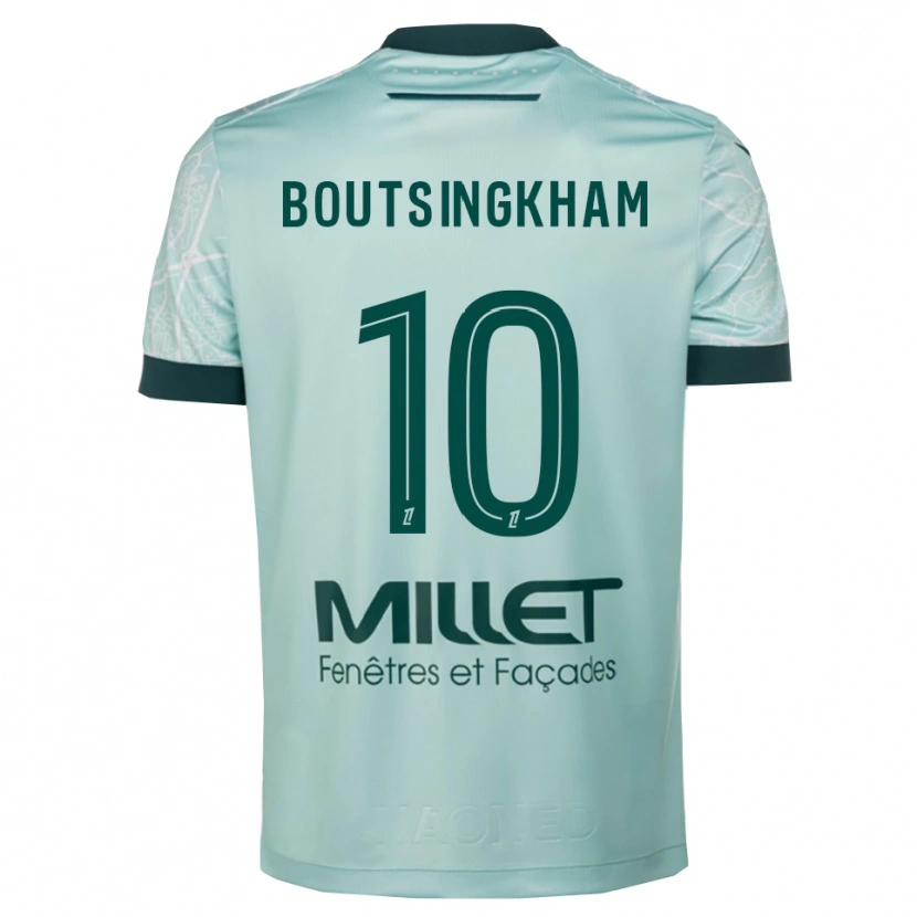 Danxen Herren Hugo Boutsingkham #10 Grün Weiß Auswärtstrikot Trikot 2025/26 T-Shirt