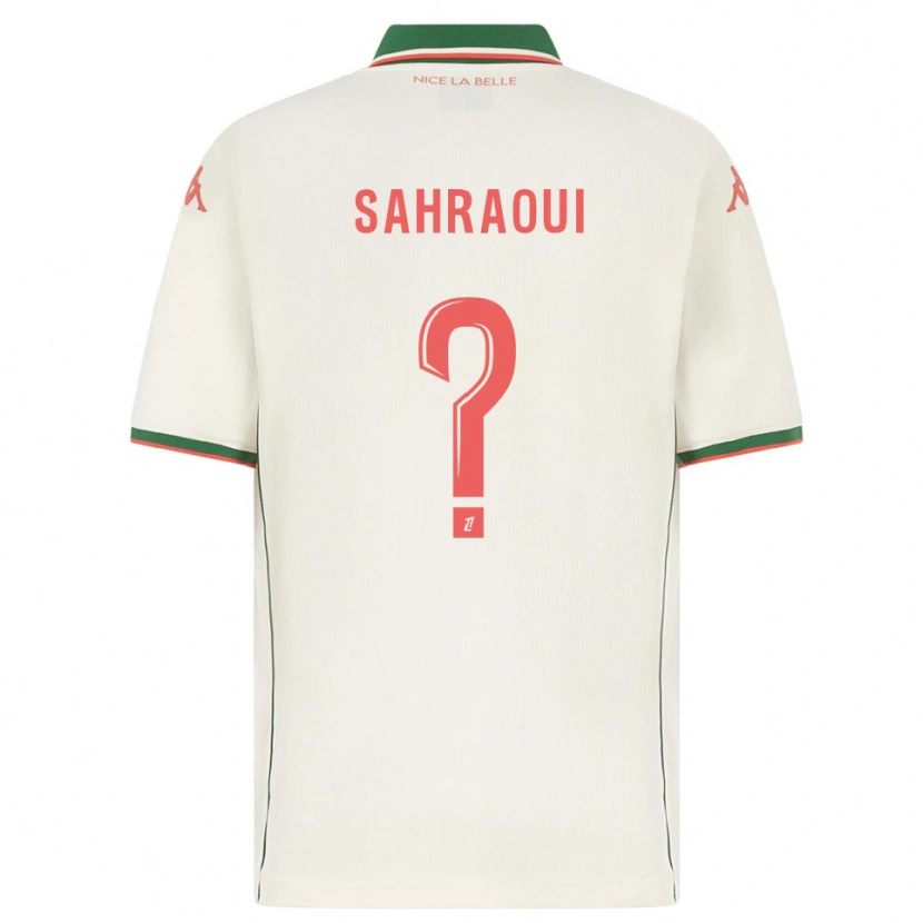 Danxen Herren Elias Sahraoui #0 Weiß Grün Auswärtstrikot Trikot 2025/26 T-Shirt