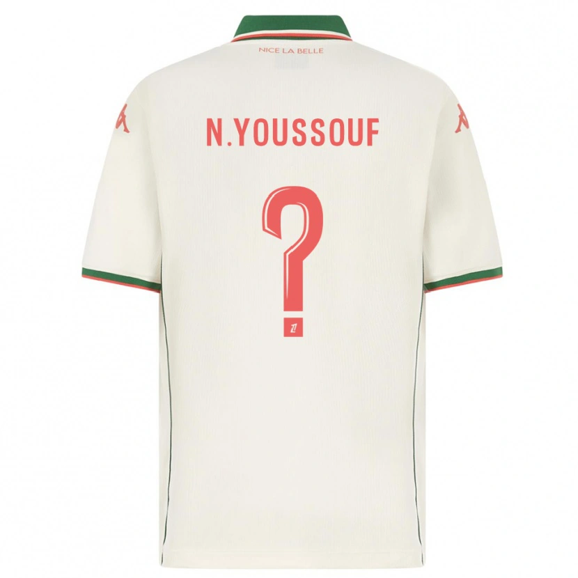 Danxen Herren Naké Youssouf #0 Weiß Grün Auswärtstrikot Trikot 2025/26 T-Shirt
