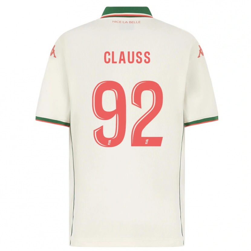Danxen Herren Jonathan Clauss #92 Weiß Grün Auswärtstrikot Trikot 2025/26 T-Shirt