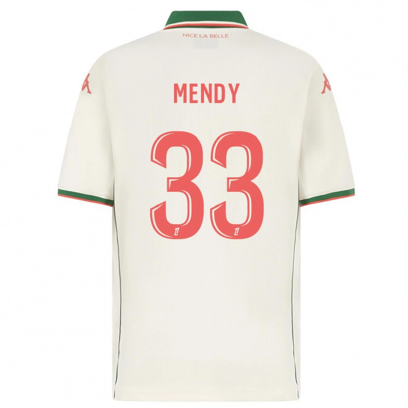 Danxen Herren Antoine Mendy #33 Weiß Grün Auswärtstrikot Trikot 2025/26 T-Shirt