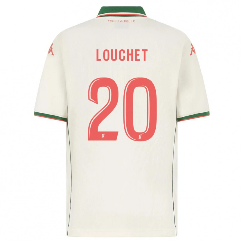 Danxen Herren Tom Louchet #20 Weiß Grün Auswärtstrikot Trikot 2025/26 T-Shirt