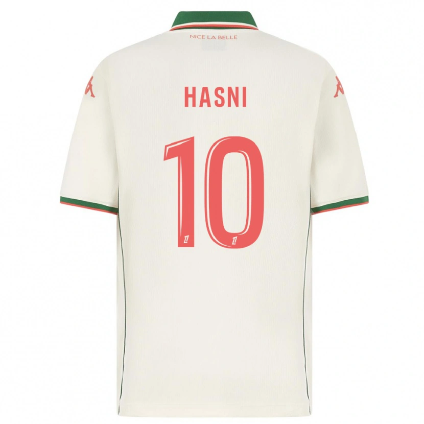 Danxen Herren Zinedine Hasni #10 Weiß Grün Auswärtstrikot Trikot 2025/26 T-Shirt