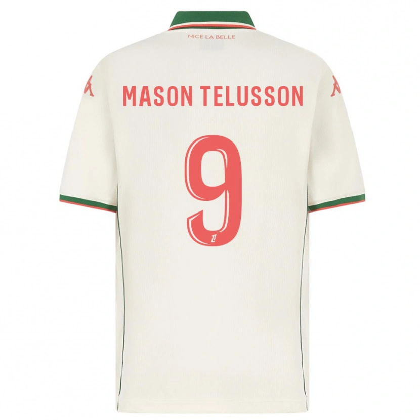 Danxen Herren Jah-Mason Telusson #9 Weiß Grün Auswärtstrikot Trikot 2025/26 T-Shirt