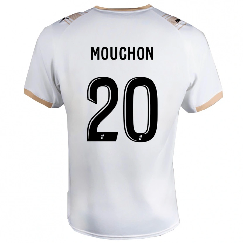 Danxen Herren Noemie Mouchon #20 Weiß Schwarz Auswärtstrikot Trikot 2025/26 T-Shirt