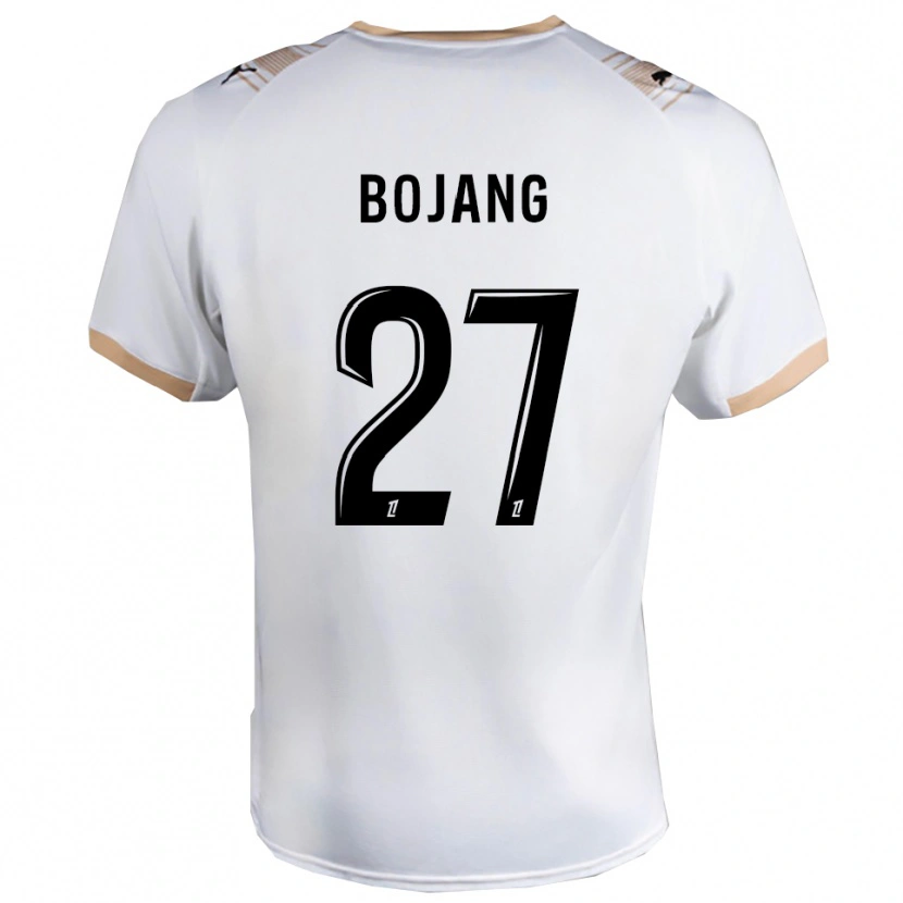 Danxen Herren Adama Bojang #27 Weiß Schwarz Auswärtstrikot Trikot 2025/26 T-Shirt