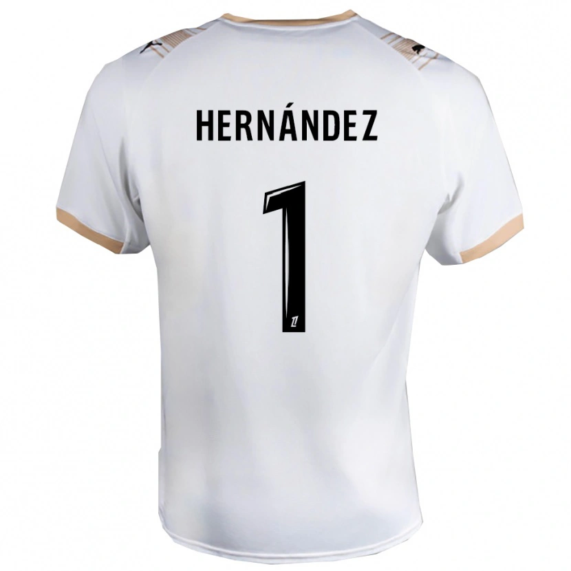 Danxen Herren Melvin Hernández #1 Weiß Schwarz Auswärtstrikot Trikot 2025/26 T-Shirt