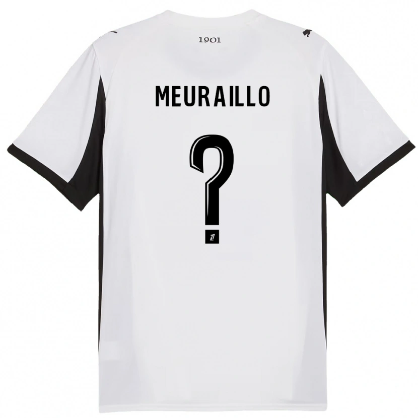 Danxen Herren Thâo Mouapa Mwa Meuraillo #0 Weiß Schwarz Auswärtstrikot Trikot 2025/26 T-Shirt