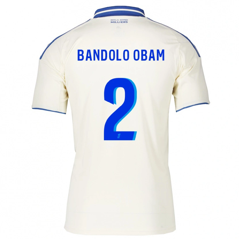 Danxen Herren Randy Bandolo Obam #2 Champagner Blau Auswärtstrikot Trikot 2025/26 T-Shirt