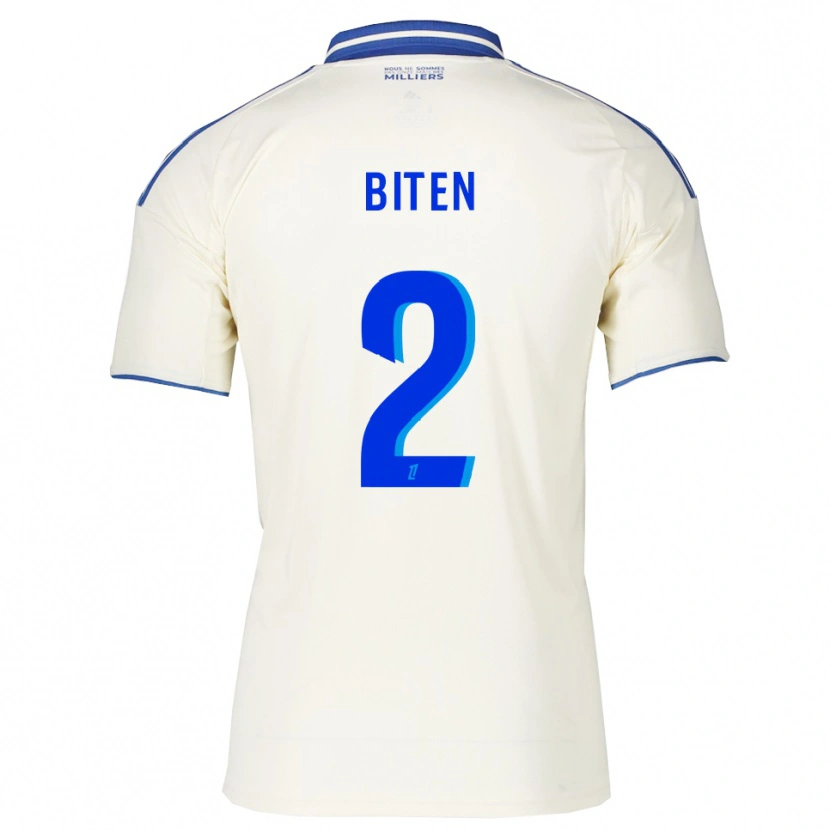 Danxen Herren Clancy Valère Biten #2 Champagner Blau Auswärtstrikot Trikot 2025/26 T-Shirt