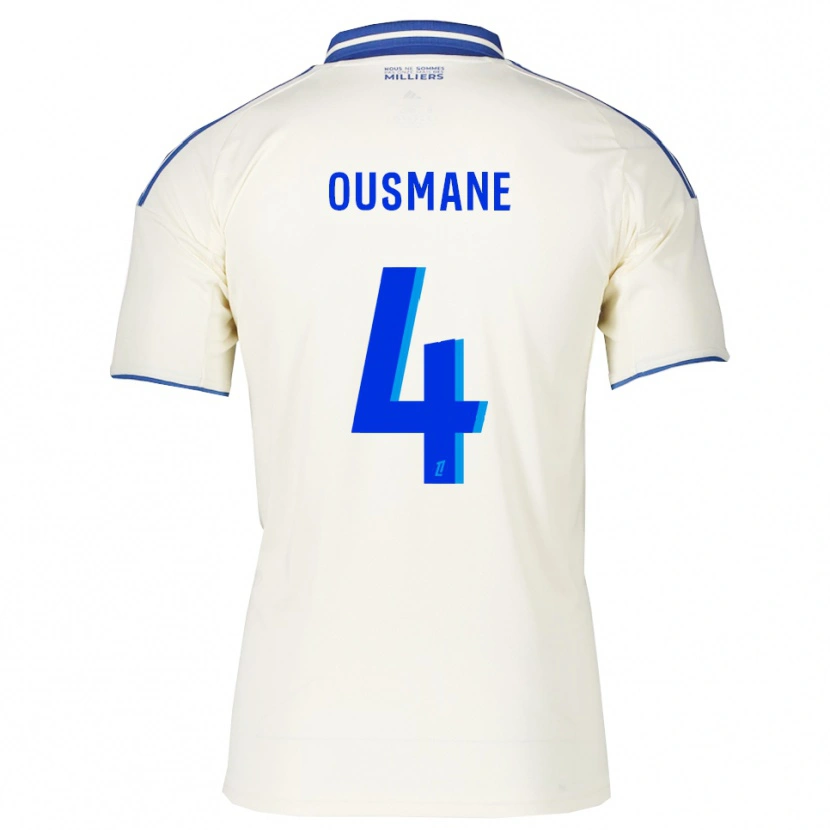 Danxen Herren Abdoulaye Ousmane #4 Champagner Blau Auswärtstrikot Trikot 2025/26 T-Shirt