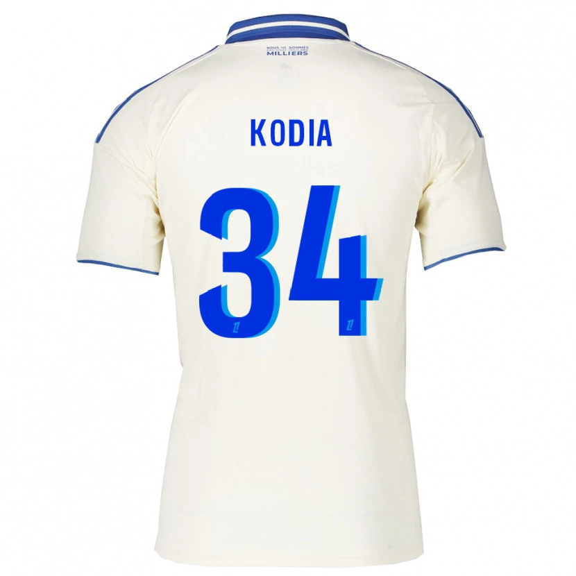 Danxen Herren Ghianny Kodia #34 Champagner Blau Auswärtstrikot Trikot 2025/26 T-Shirt