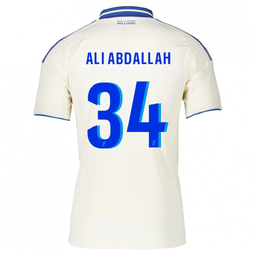 Danxen Herren Aboubacar Ali Abdallah #34 Champagner Blau Auswärtstrikot Trikot 2025/26 T-Shirt