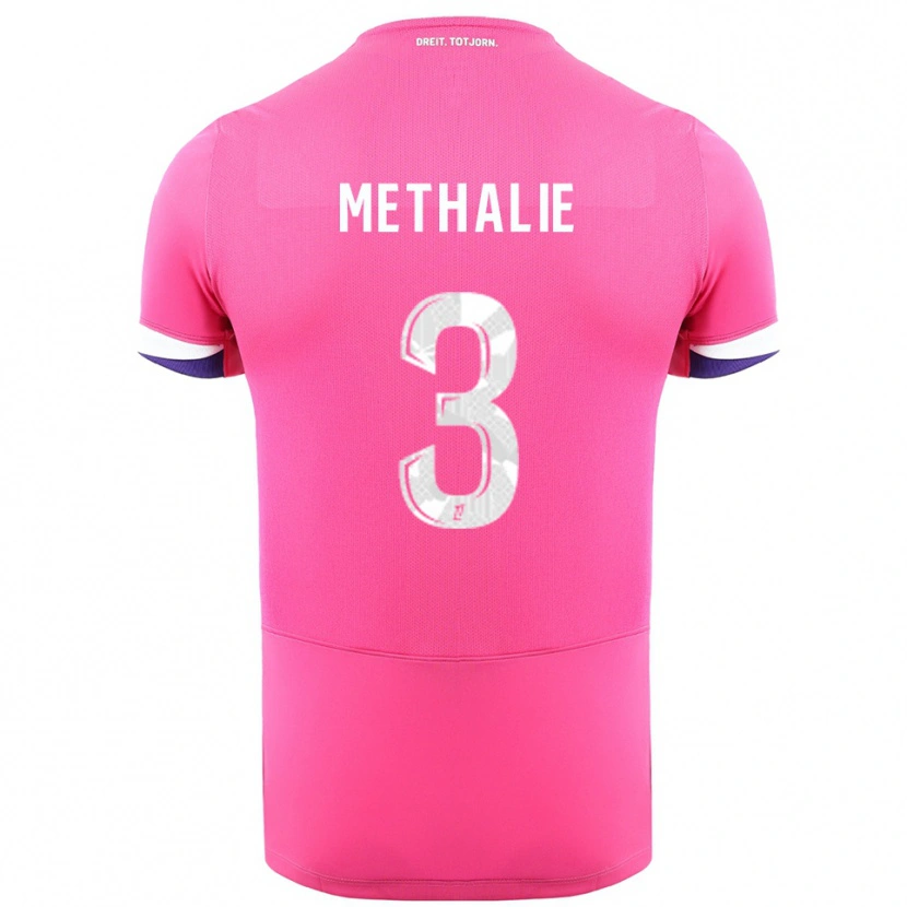 Danxen Herren Dayann Methalie #3 Rosa Weiß Auswärtstrikot Trikot 2025/26 T-Shirt