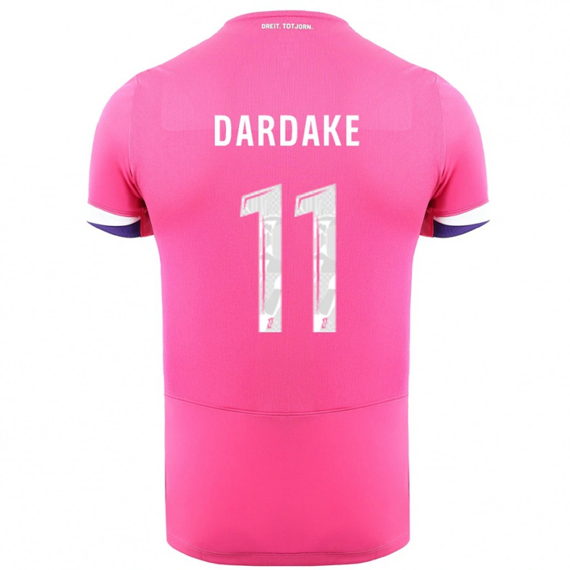 Danxen Herren Wassim Dardake #11 Rosa Weiß Auswärtstrikot Trikot 2025/26 T-Shirt
