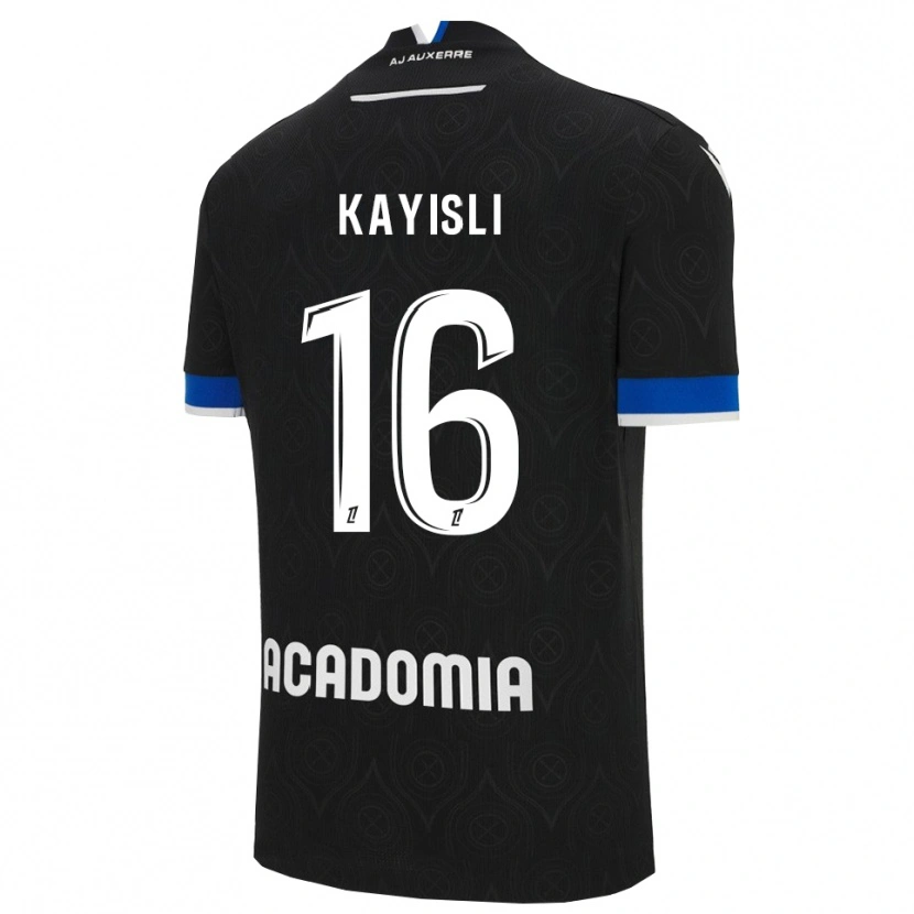 Danxen Herren Mehmet Kayisli #16 Schwarz Weiß Auswärtstrikot Trikot 2025/26 T-Shirt