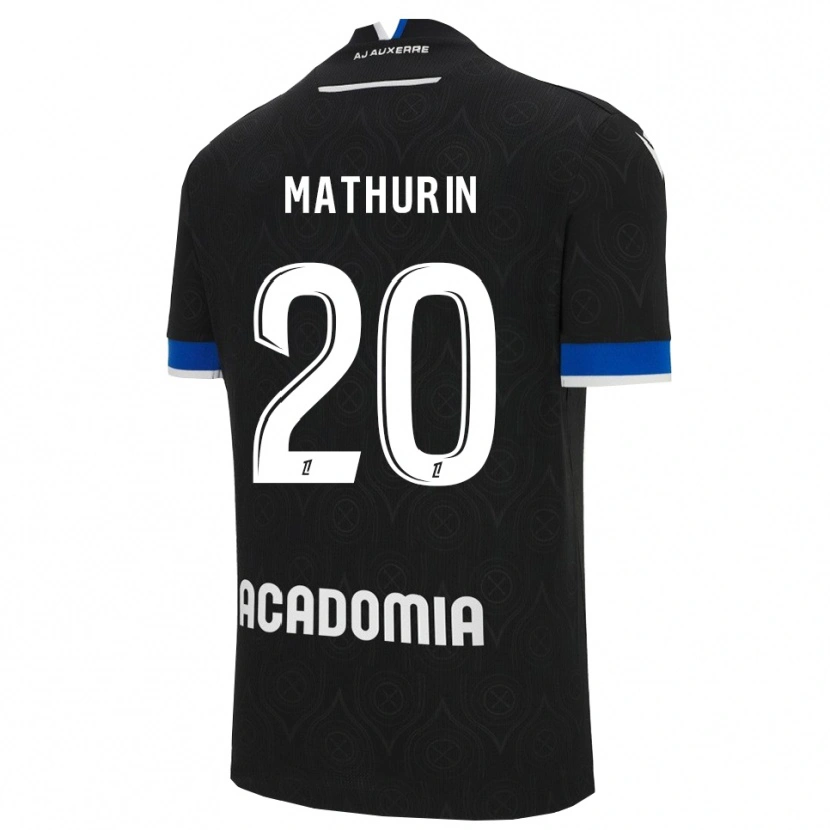 Danxen Herren Anis Mathurin #20 Schwarz Weiß Auswärtstrikot Trikot 2025/26 T-Shirt