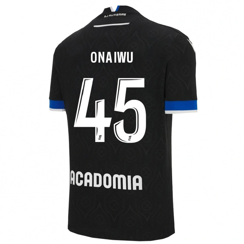 Danxen Herren Ado Onaiwu #45 Schwarz Weiß Auswärtstrikot Trikot 2025/26 T-Shirt