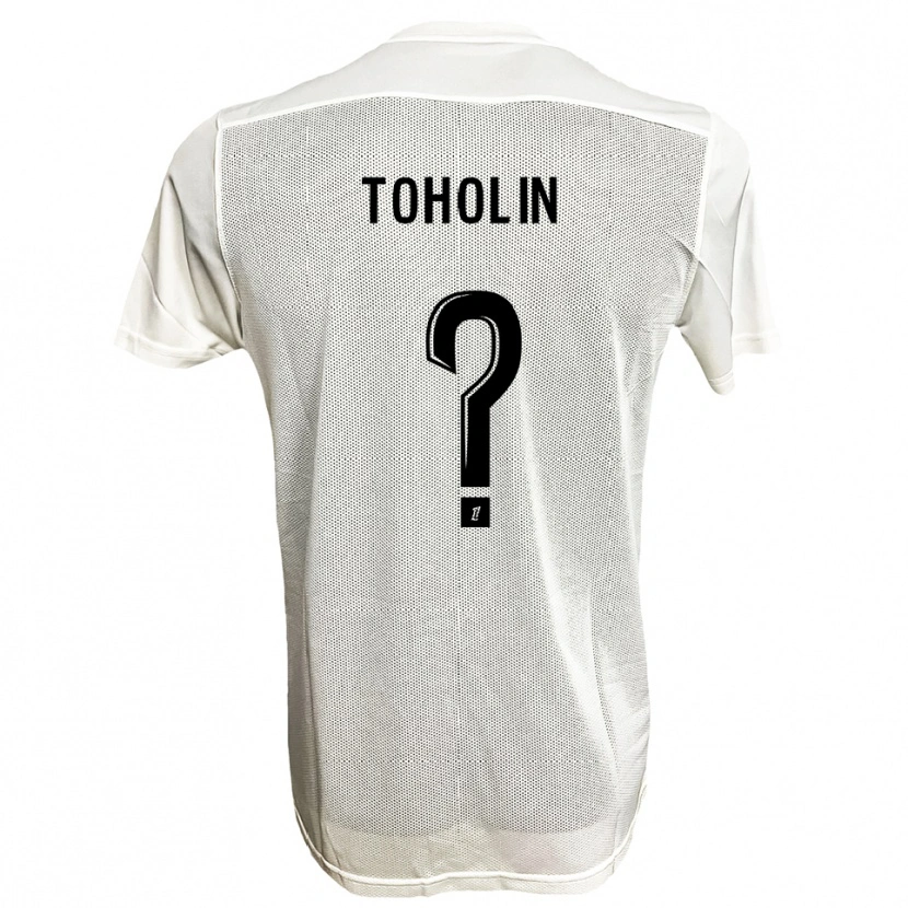 Danxen Herren Haris Toholin #0 Schwarz Weiß Auswärtstrikot Trikot 2025/26 T-Shirt