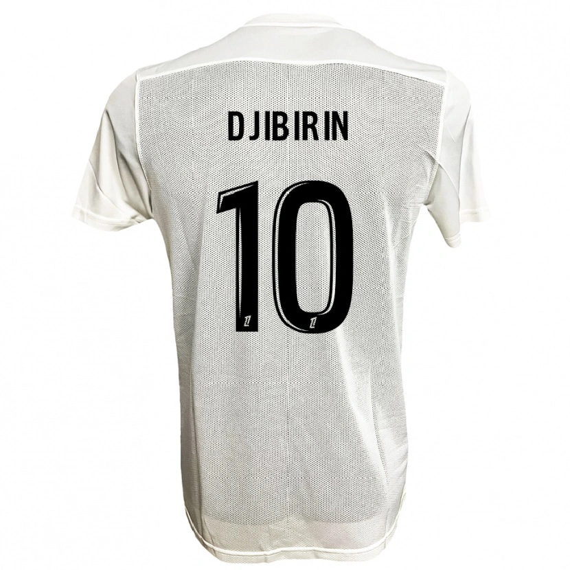 Danxen Herren Harouna Djibirin #10 Schwarz Weiß Auswärtstrikot Trikot 2025/26 T-Shirt