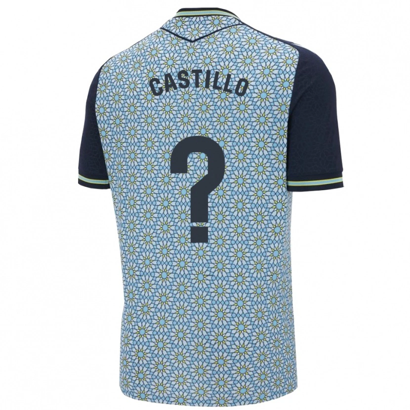 Danxen Herren Pablo Castillo #0 Blau Marine Auswärtstrikot Trikot 2025/26 T-Shirt
