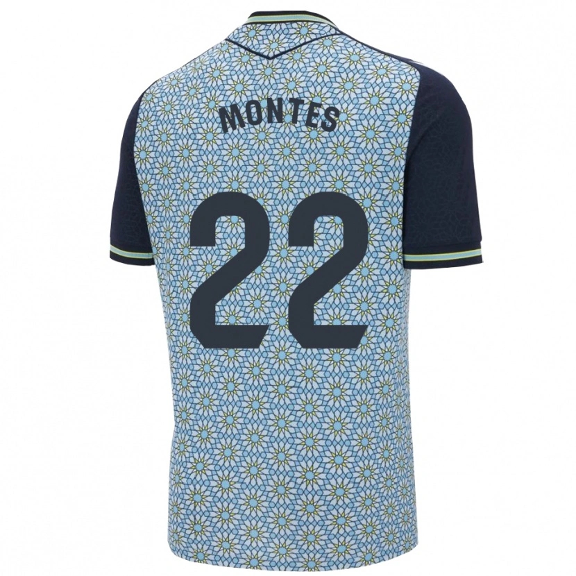 Danxen Herren César Montes #22 Blau Marine Auswärtstrikot Trikot 2025/26 T-Shirt