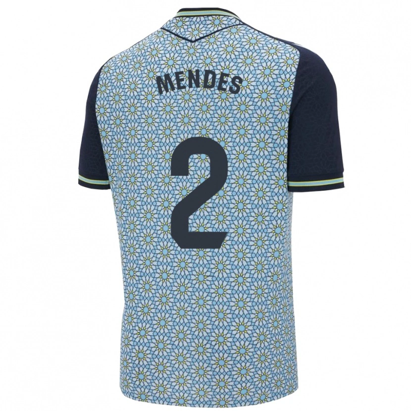 Danxen Herren Houboulang Mendes #2 Blau Marine Auswärtstrikot Trikot 2025/26 T-Shirt
