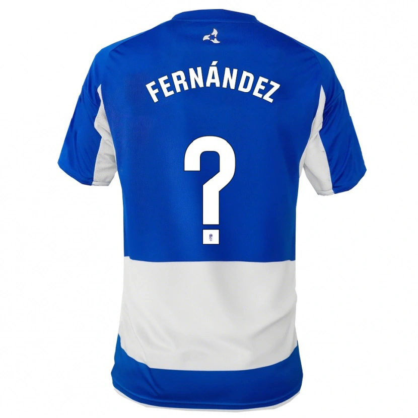 Danxen Herren Iker Fernández #0 Blau Weiß Auswärtstrikot Trikot 2025/26 T-Shirt