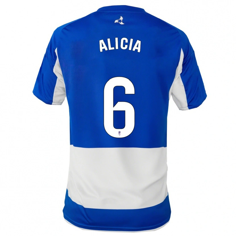 Danxen Herren Alicia #6 Blau Weiß Auswärtstrikot Trikot 2025/26 T-Shirt