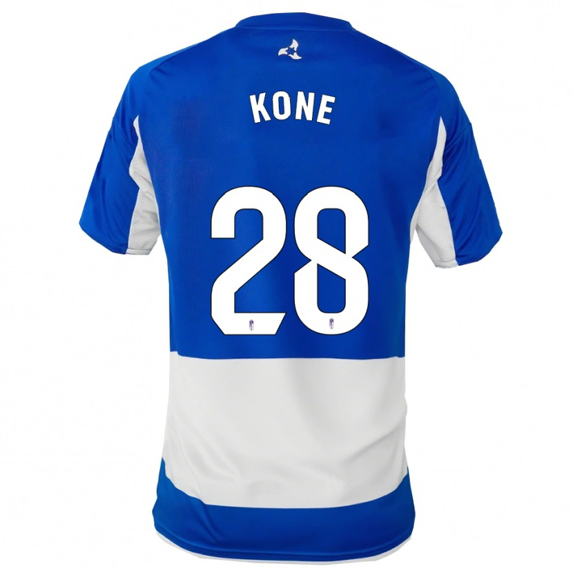Danxen Herren Abdoulaye Kone #28 Blau Weiß Auswärtstrikot Trikot 2025/26 T-Shirt