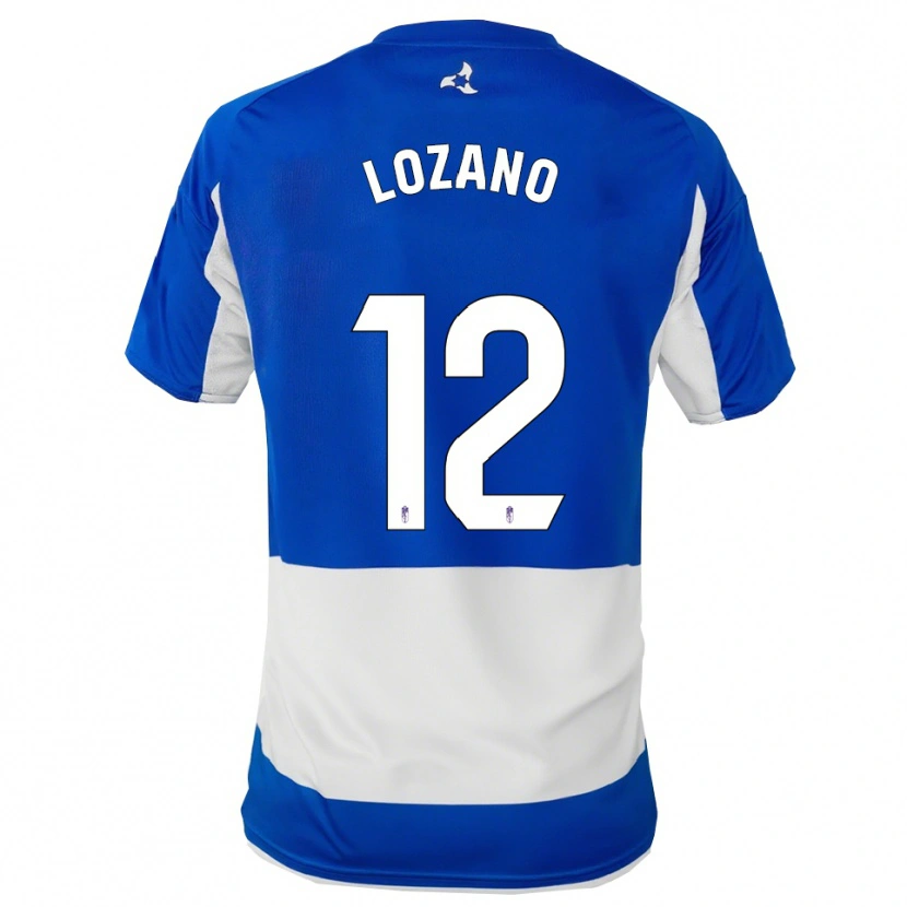 Danxen Herren Hugo Lozano #12 Blau Weiß Auswärtstrikot Trikot 2025/26 T-Shirt