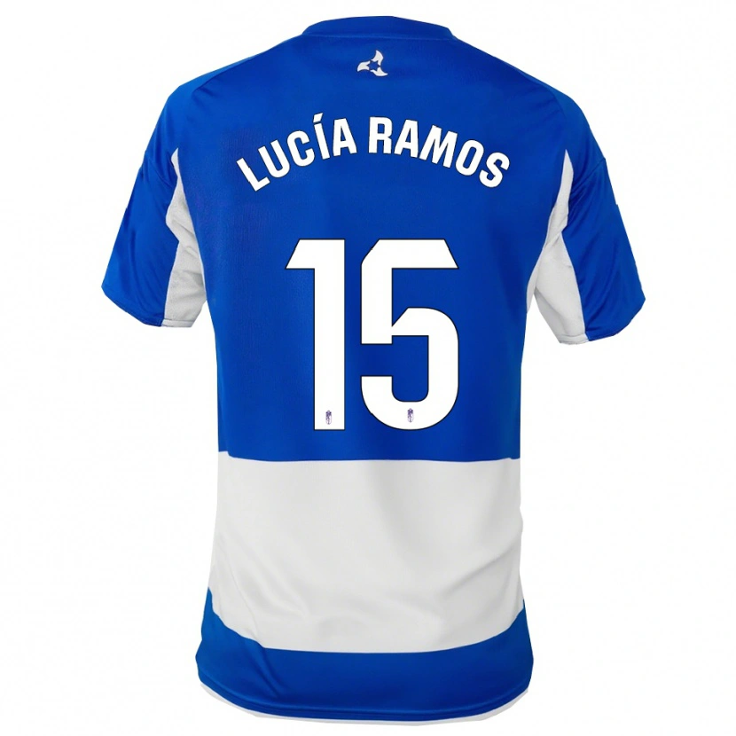 Danxen Herren Lucía Ramos Narvaez #15 Blau Weiß Auswärtstrikot Trikot 2025/26 T-Shirt