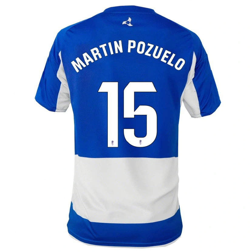 Danxen Herren Esther Martin-Pozuelo #15 Blau Weiß Auswärtstrikot Trikot 2025/26 T-Shirt