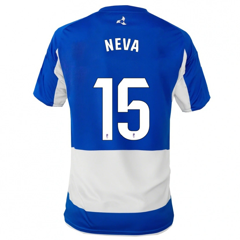 Danxen Herren Carlos Neva #15 Blau Weiß Auswärtstrikot Trikot 2025/26 T-Shirt