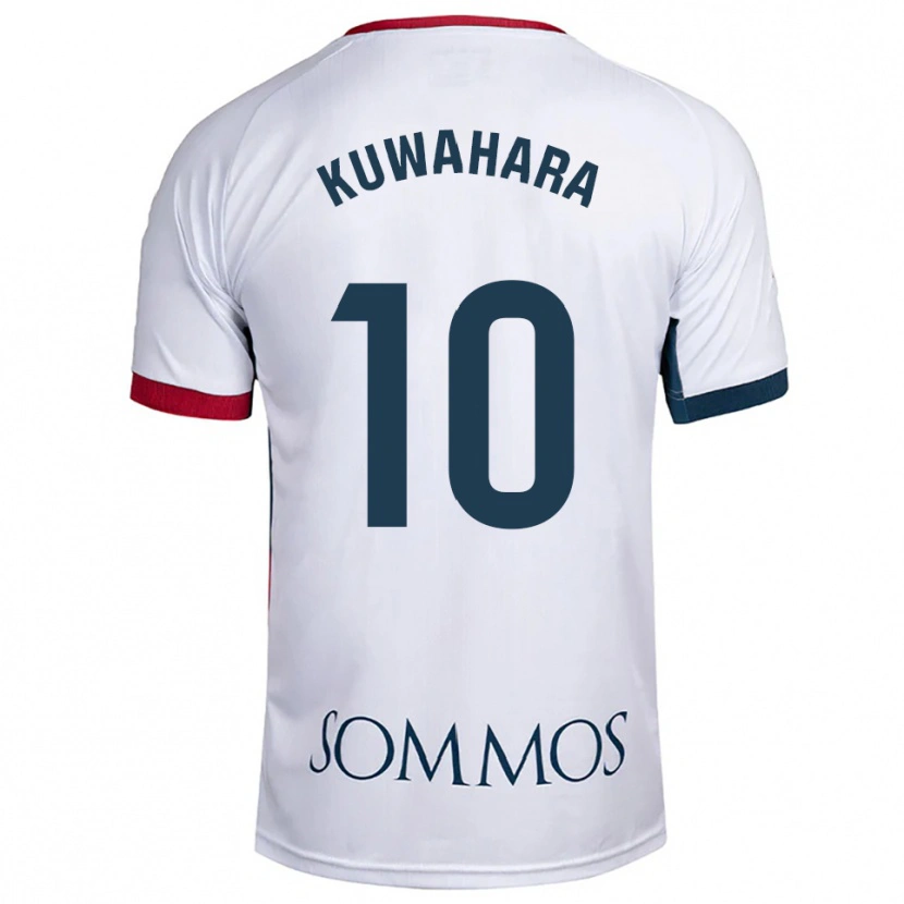 Danxen Herren Akane Kuwahara #10 Weiß Rot Auswärtstrikot Trikot 2025/26 T-Shirt