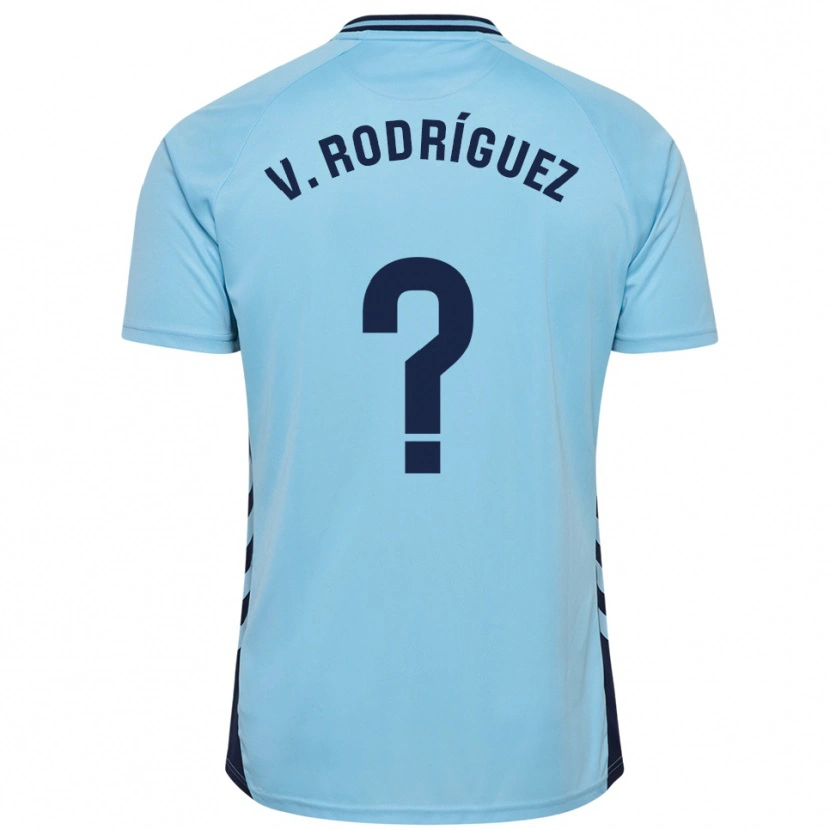 Danxen Herren Carlos Vicente Rodríguez #0 Himmelblau Auswärtstrikot Trikot 2025/26 T-Shirt