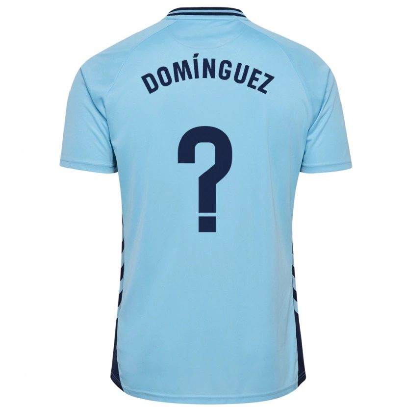 Danxen Herren Carlos Domínguez #0 Himmelblau Auswärtstrikot Trikot 2025/26 T-Shirt