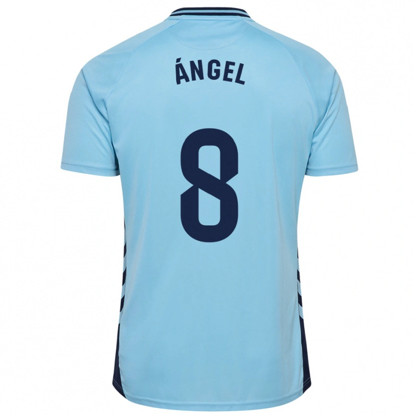 Danxen Herren José Ángel #8 Himmelblau Auswärtstrikot Trikot 2025/26 T-Shirt