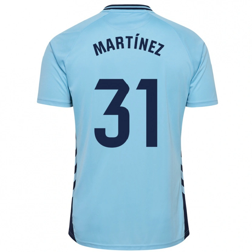 Danxen Herren Ian Martínez #31 Himmelblau Auswärtstrikot Trikot 2025/26 T-Shirt