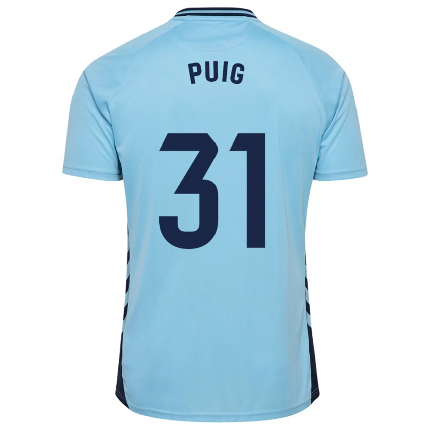 Danxen Herren Victor Puig #31 Himmelblau Auswärtstrikot Trikot 2025/26 T-Shirt