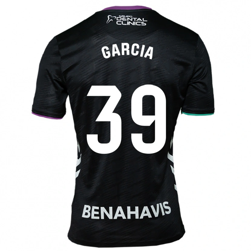 Danxen Herren Claudia García #39 Schwarz Lila Grün Auswärtstrikot Trikot 2025/26 T-Shirt