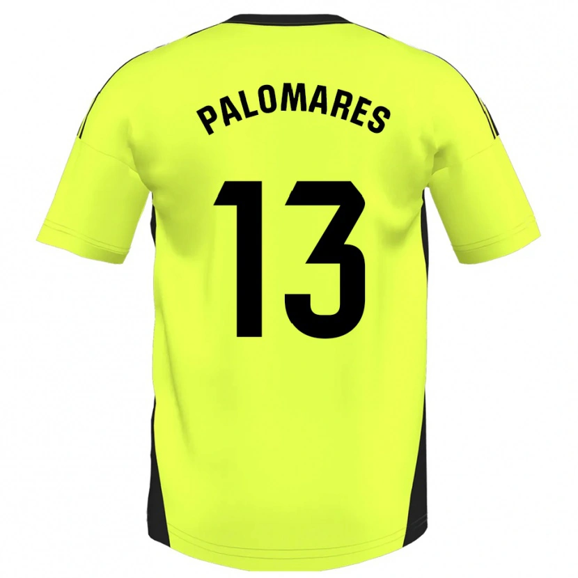 Danxen Herren Juanpa Palomares #13 Fluoreszierendes Gelb Auswärtstrikot Trikot 2025/26 T-Shirt